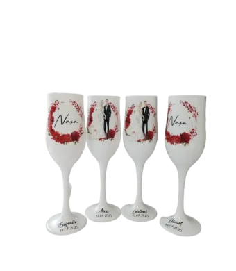 Pahare pentru nunta, personalizate,Engross