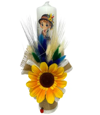 Lumanare Engros pentru botez, model traditional