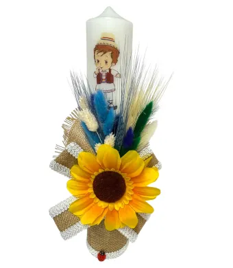 Lumanare Engros pentru botez, model traditional
