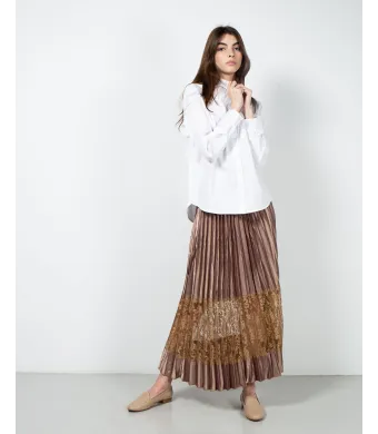 Fusta plisata DOCA cu talie elastica 38993001 Engros
