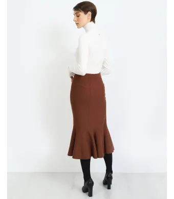 Fusta DOCA din tricot cu talie elastica 39005001 Engros