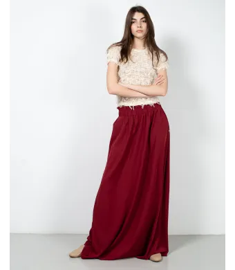 Fusta lunga DOCA cu talie elastica si buzunare 39050001 Engros