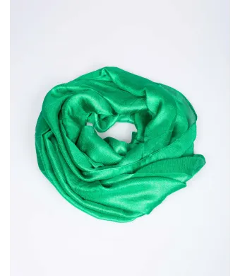 Esarfa verde din material fin Engros