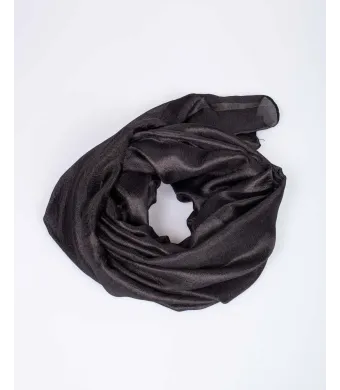 Esarfa neagra din material fin Engros