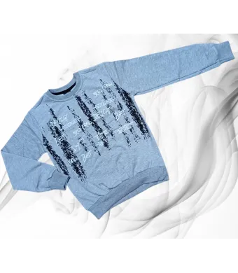 BLUZA baieti bumbac, 9-12  ani, 4/set engros