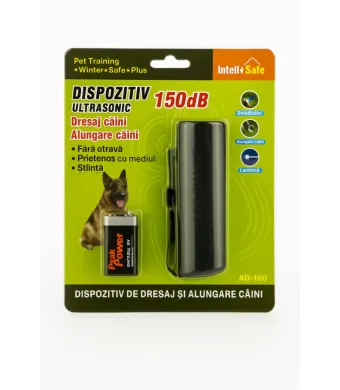 Dispozitiv Ultrasonic de Dresaj și Alungare Câini AD-100 Engros