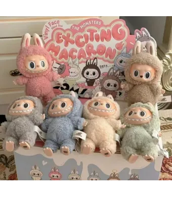 Labubu Exciting Macaron Blind Box – surpriza dulce, figurina misterioasa si adorabila de colectie, En-gros