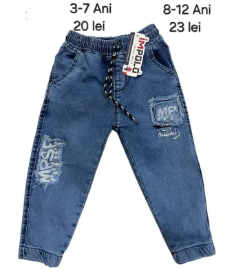 Blugi Engros pentru baieti, cu model (3, 4, 5, 6, 7 ani)