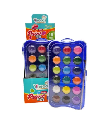 Acuarele Engros pastila, paleta 18 culori