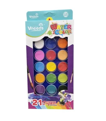 Acuarele Engros pastila, paleta 21 culori