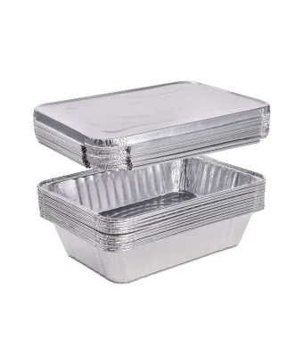 TAVI DIN ALUMINIU XXL GASTRONOM+CAPAC 5200ML 32X26X10 (10 BUC/SET)