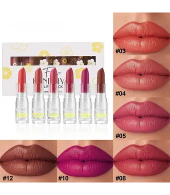 Handaiyan Flower Lipstick H1092 AB Mix – Rujuri Cremoase în Nuanțe Mixte, Finish Catifelat Engros