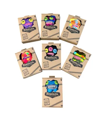 Fuggler „Laboratory Misfits” 20 cm pluș colectabil – monstruleţi cu dinţi umani, cutie individuală