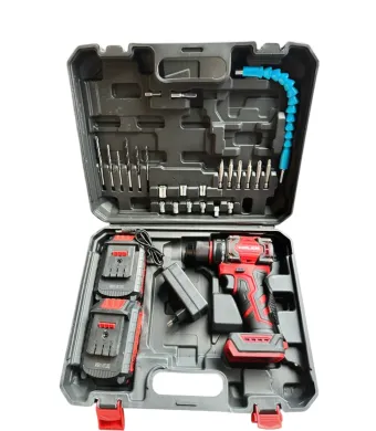 Set Aparat de gaurit-Engros electric fara fir, 48v , 520N.m, 5000rpm, set cu 2 acumulatori , cutie unelte