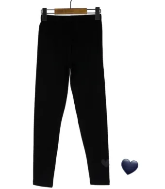 COLANT lung, negru, 6-11 ani, cu broderie, 5/set engros