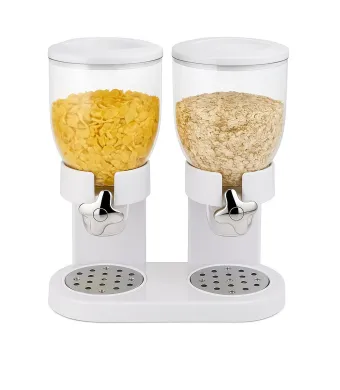 Dozator Dublu Cereale – Capacitate 2L/rezervor – Manual – Fresh & Easy Engros