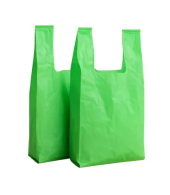PUNGI BIODEGRABILE GREEN MICA 24X20CM-(100BUC/SET)
