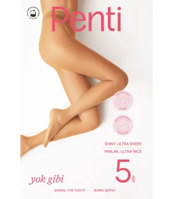 Penti Dres Engros, Yok Gibi 5 Den, BB Cream Effect,Fin, Lucios, Bronz, (L/3 (42-44))