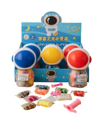 Plastelina Colorata pentru Copii 12 Culori/set cu Accesorii de Modelat 6/set Model Astronaut Engros