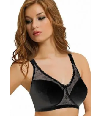 Sutien NBB dama minimizer cu pushe-up si dantelă, culoare Negru engros (80B)