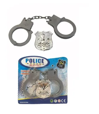 Set de politie pentru copii cu insigna si catuse, en-gros