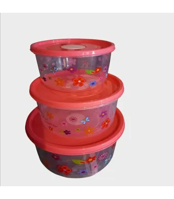 Caserole din Plastic 3/set de Diferite Culori – Engros