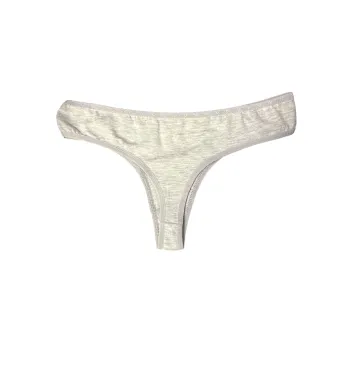 Chiloti Dama, Tanga ,Culoare Gri, Engros (S-M)