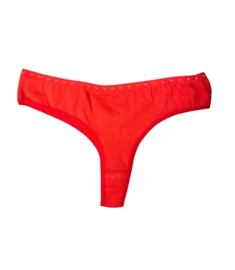 Chiloti Dama, Tanga ,Culoare Rosu, Engros (S-M)