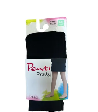 Dres fetițe Penti Pretty ,,Tul'', 20 den- mat, , negru Engros (4-5 Ani)