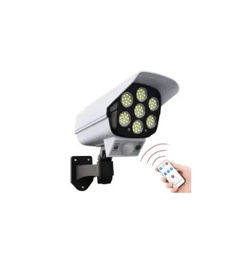 Lampă Solară de Perete Engros, cu Senzor de Mișcare, 77 LED-uri, Telecomandă, Rezistentă la Intemperii.