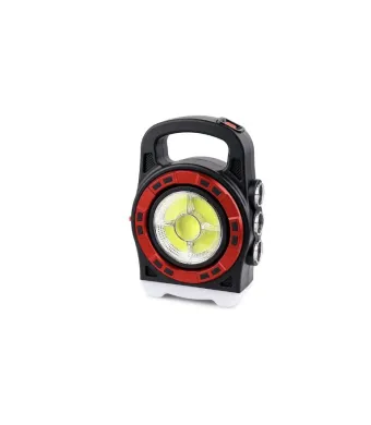 Lampă Camping LED Engros Multifuncțională – Reîncărcabilă Solar, Rezistentă La Apă, Cu Proiector Puternic.