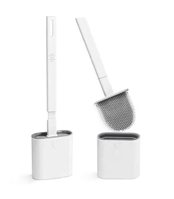 Perie din silicon pentru curățarea toaletei cu suport Engros