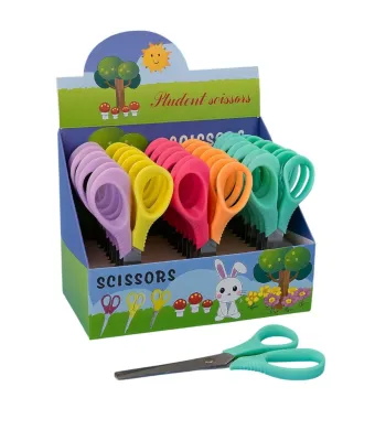 Foarfeca 24/set pentru Scolari 14cm Diferite Culori Engros