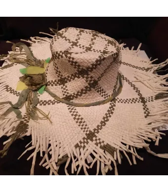 Pălării plajă pentru dama ,model cu bor mare din textil , en gross