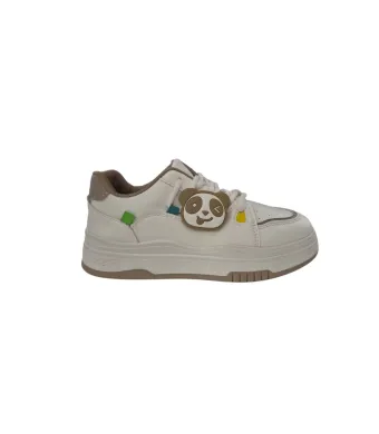 Adidasi Dama si Adolescenti, Piele Ecologica, Inchidere Siret, Accesoriu Detasabil, Marimi 36-41, Engross, 8buc/bax, Alb