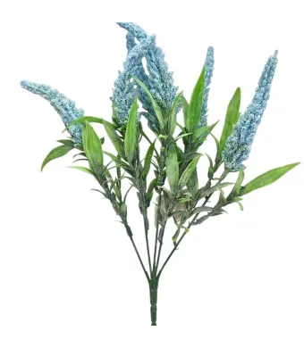 Buchet floare artificiala tip Lavanda engros 5 fire 33 cm lungime