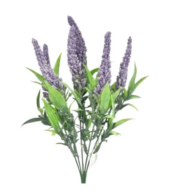 Buchet floare artificiala tip Lavanda engros 5 fire 33 cm lungime