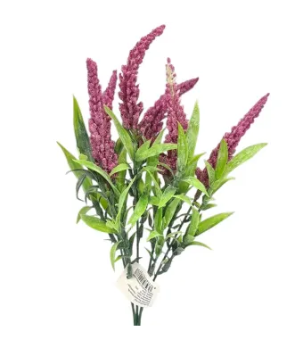 Buchet floare artificiala tip Lavanda engros 5 fire 33 cm lungime