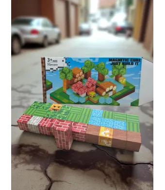 Set Magnetic Cube – Construiește-ți propria lume pixelată,En-gros