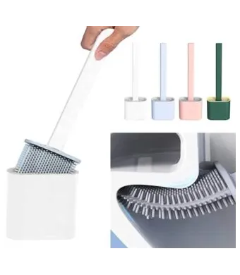 Perie WC din Silicon cu Suport  Engros