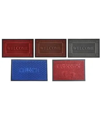 Covoraș de Intrare 40x60cm din Cauciuc și Material Textil, Diferite Culori Engros