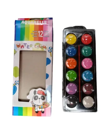 set acuarele paletă cu 12 culori watercolor engros