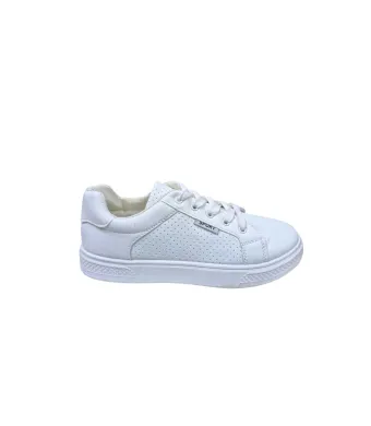 Tenesi Unisex,Material Piele Ecologica cu Perforatii,Talpa Flexibila,Inchidere Siret,Marimi 36-41,Engross,8buc/Bax