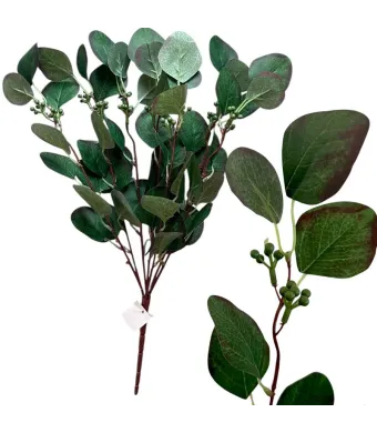 Buchet verdeata artificialа Еucalipt , 48 cm, 7 fire – en-gros