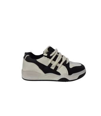 Adidasi sport Dama si Adolescenți, Skate, Sireturi Groase, Engross, 8 bucăți/bax, Mărimi 36-41, Negru