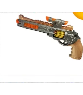 Pistol de jucarie cu sunete si lumini, aprox 30cm, en-gros