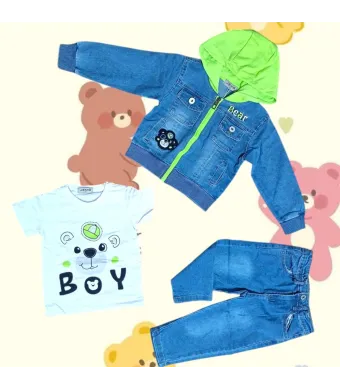 COSTUM de blug, 3 piese, foarte frumoase, 1-5 ani, 5/set engros