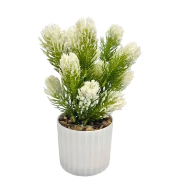 Decoratiune florala in ghiveci de plastic 25 cm inaltime