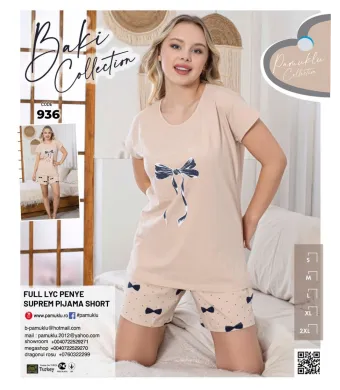 Pijama Dama Baki Licra Short 936 Engros