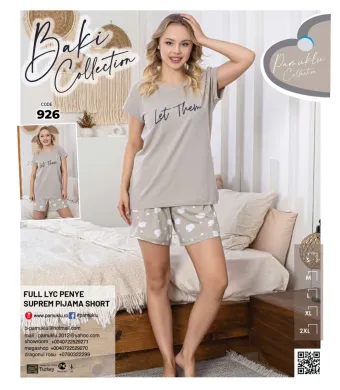 Pijama Dama Baki Licra Short 926 Engros